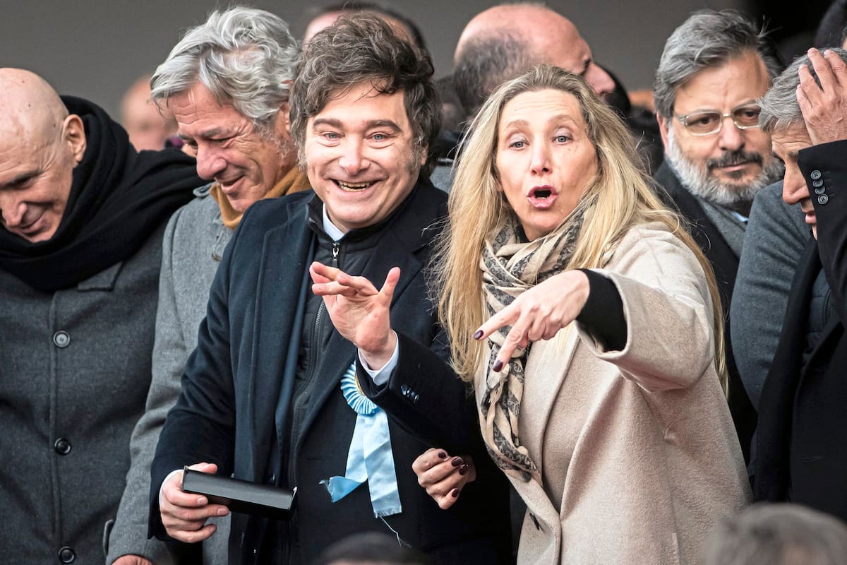 Javier y Karina Milei