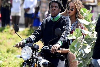 Jay-Z y Beyoncé, durante el rodaje de material audiovisual hace dos años en Jamaica