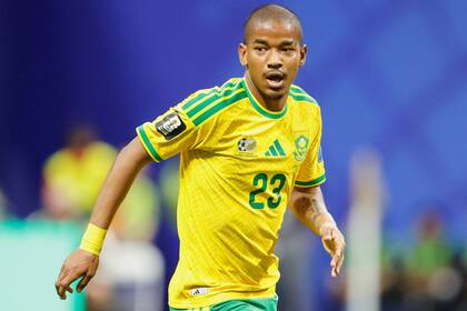 Jayden Adams, durante el partido con República Checa