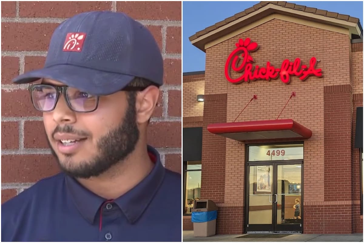 Jayden Cintron, un joven de 18 años empleado de un Chick-fil-A en Carolina del Norte, encontró más de 9000 dólares y decidió devolverlos