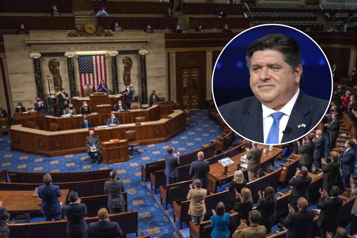 J.B. Pritzker fue llamado a testificar ante la Cámara de Representantes junto a Tim Walz, gobernador de Minnesota, y Kathy Hochul, gobernadora de Nueva York (Archivo/Canva)