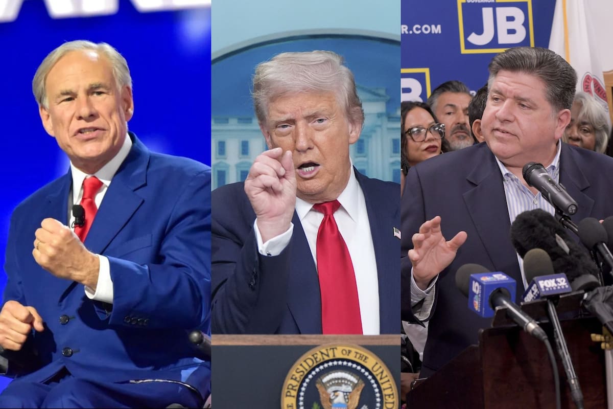 JB Pritzker tildó a Trump de tramposo y dijo que Abbott "es un chiste"