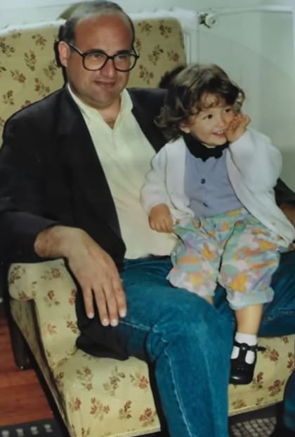 Jean-Claude Romand con su hija Caroline (Foto: YouTube)