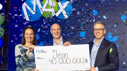 Jean Lamontagne ganó una fortuna y tuvo un gesto con sus compañeros de trabajo antes de renunciar