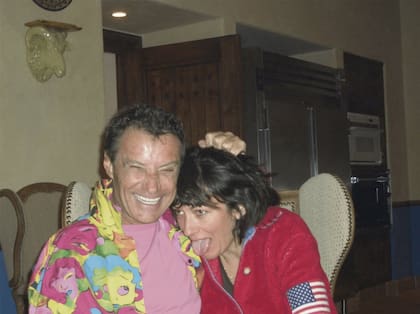 Jean-Luc Brunel junto a Ghislaine Maxwell