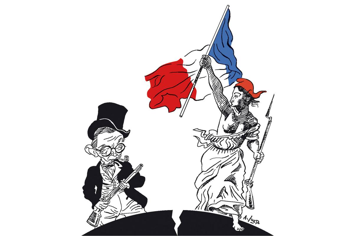 Jean Paul Sartre y Marianne.