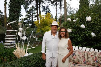 Jean-Yves Duperret y su esposa Marta Riesen