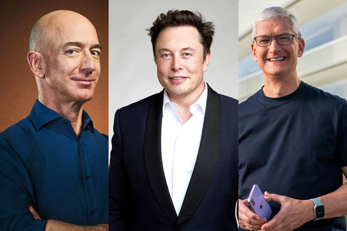 Jeff Bezos, Elon Musk y Tim Cook, postulan la regla del silencio