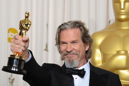 Jeff Bridges, feliz con su primer Oscar