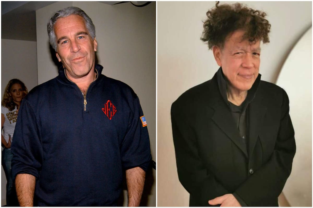 Jeffrey Epstein y Andrés Serrano