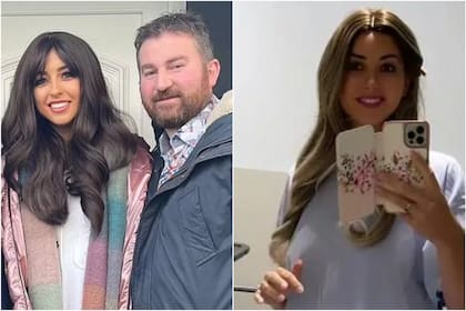 Jemma junto a su esposo (Foto: Gentileza Daily Mail)