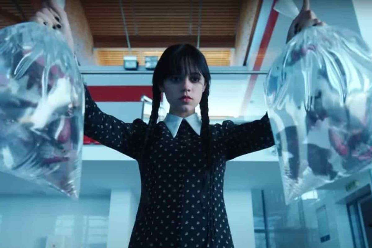 Jenna Ortega en Merlina