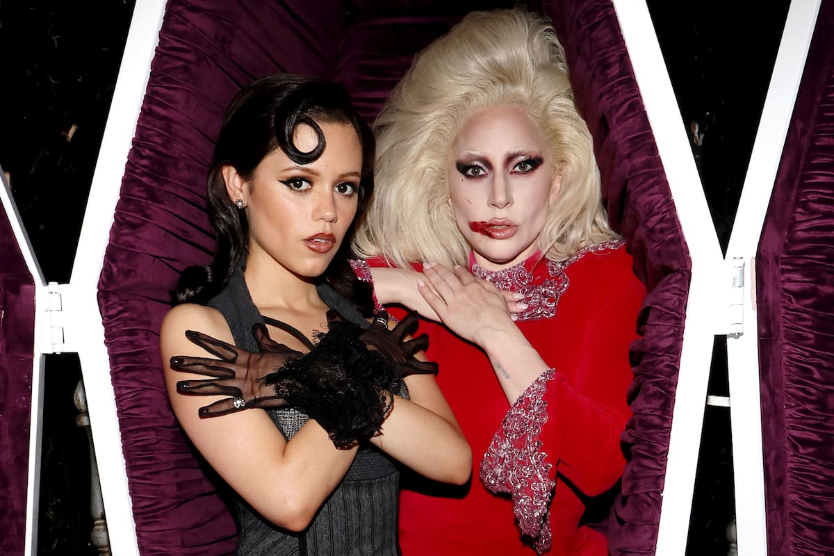 Jenna Ortega y Lady Gaga se divirtieron en el evento de Netflix