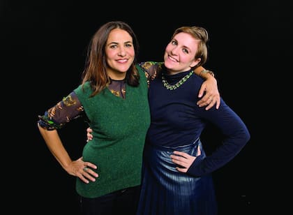 Jenni Konner y Lena Dunham. "Soy muy malcriada porque tengo jefes que me respetan", dice Dunham, una de las dos cabezas de Girls