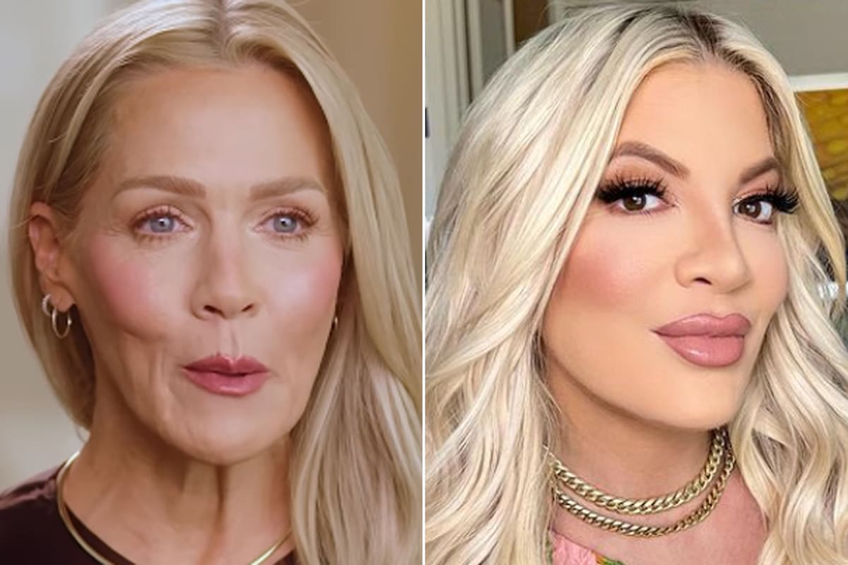 Jennie Garth rompió el silencio acerca de la intempestiva salida de Tori Spelling del podcast que compartían: “Me da mucha pena”