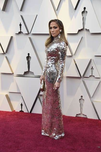Jennifer Lopez, de plateado