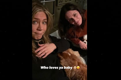 Aniston y Cox formaron una amistad que traspasó la pantalla chica
