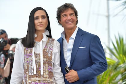Jennifer Connelly y Tom Cruise, en Cannes
