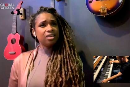 Jennifer Hudson, protagonista de uno de los momentos más altos de la tarde