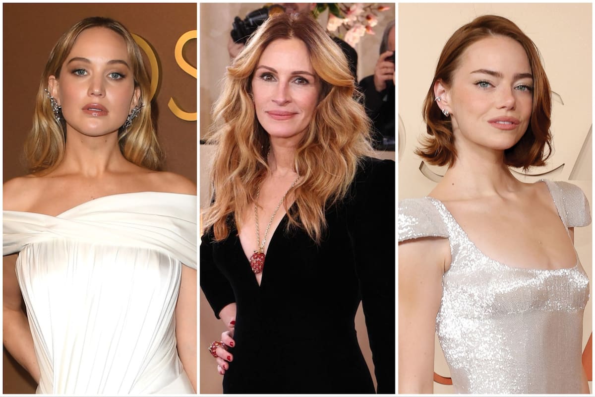 Jennifer Lawrence, Julia Roberts y Emma Stone, en modo fanáticas