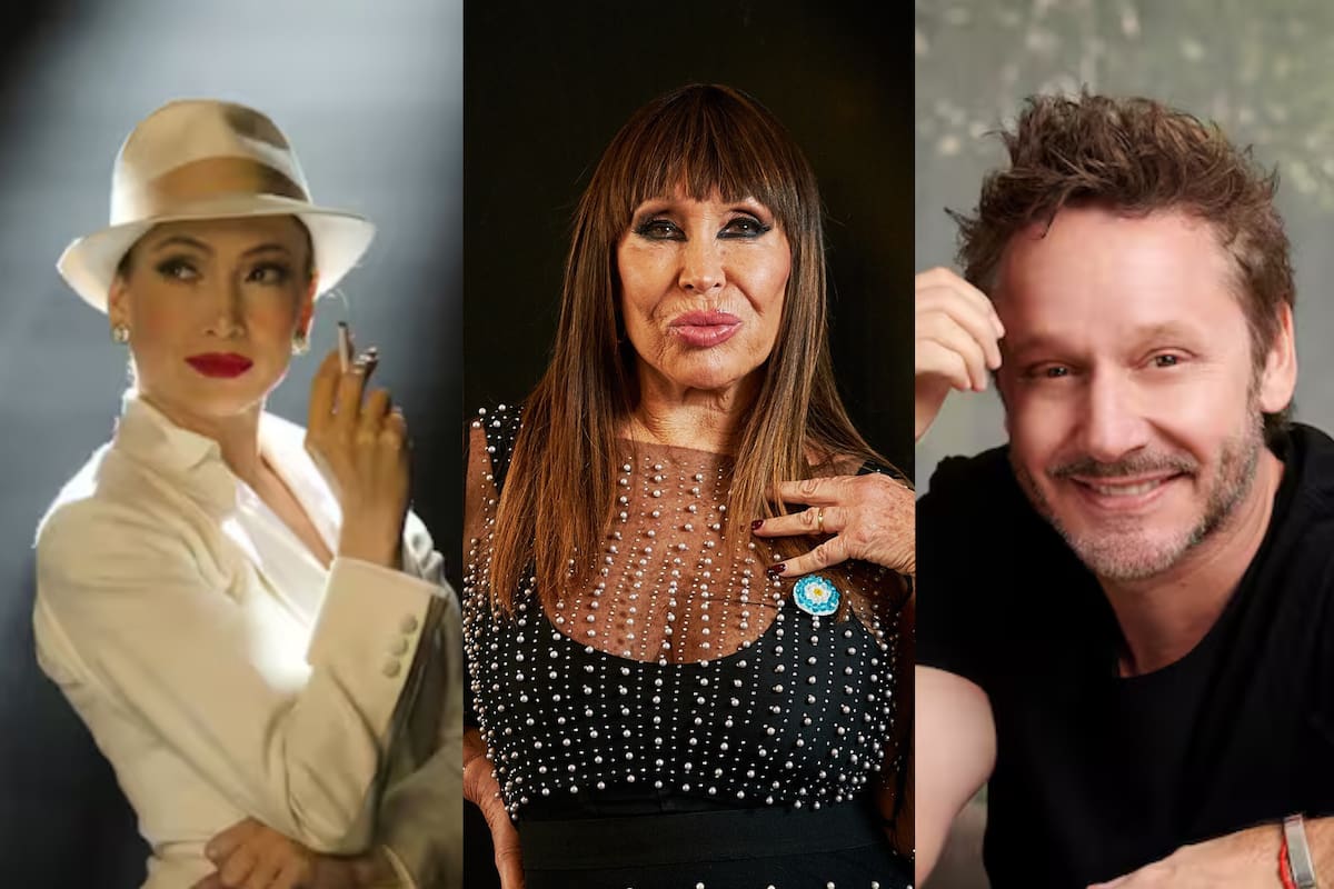 Jennifer López, Moria Casán y Benjamín Vicuña