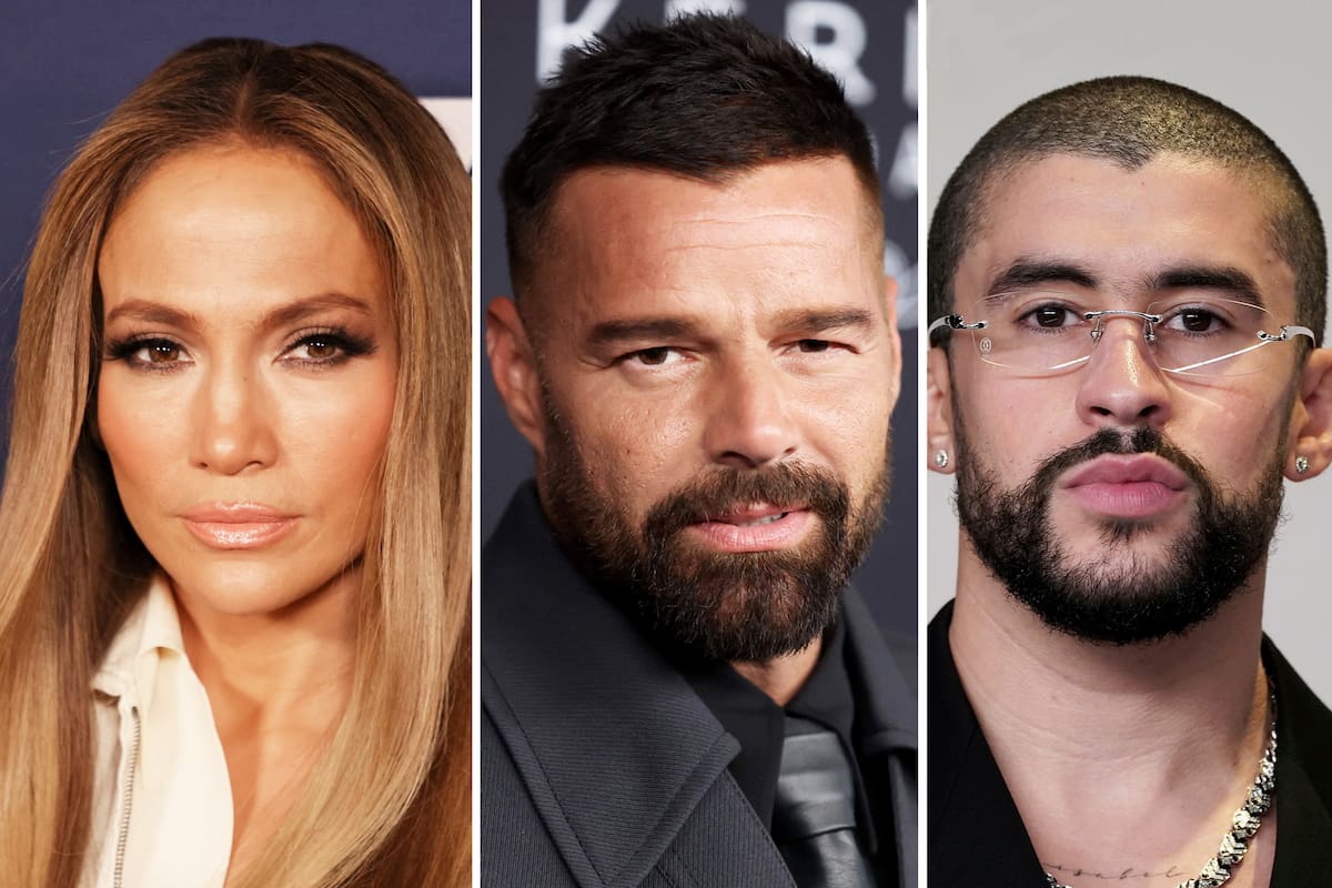 Jennifer Lopez, Ricky Martin y Bad Bunny
