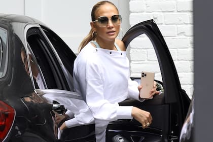 Jennifer Lopez visitando la casa de Ben Affleck