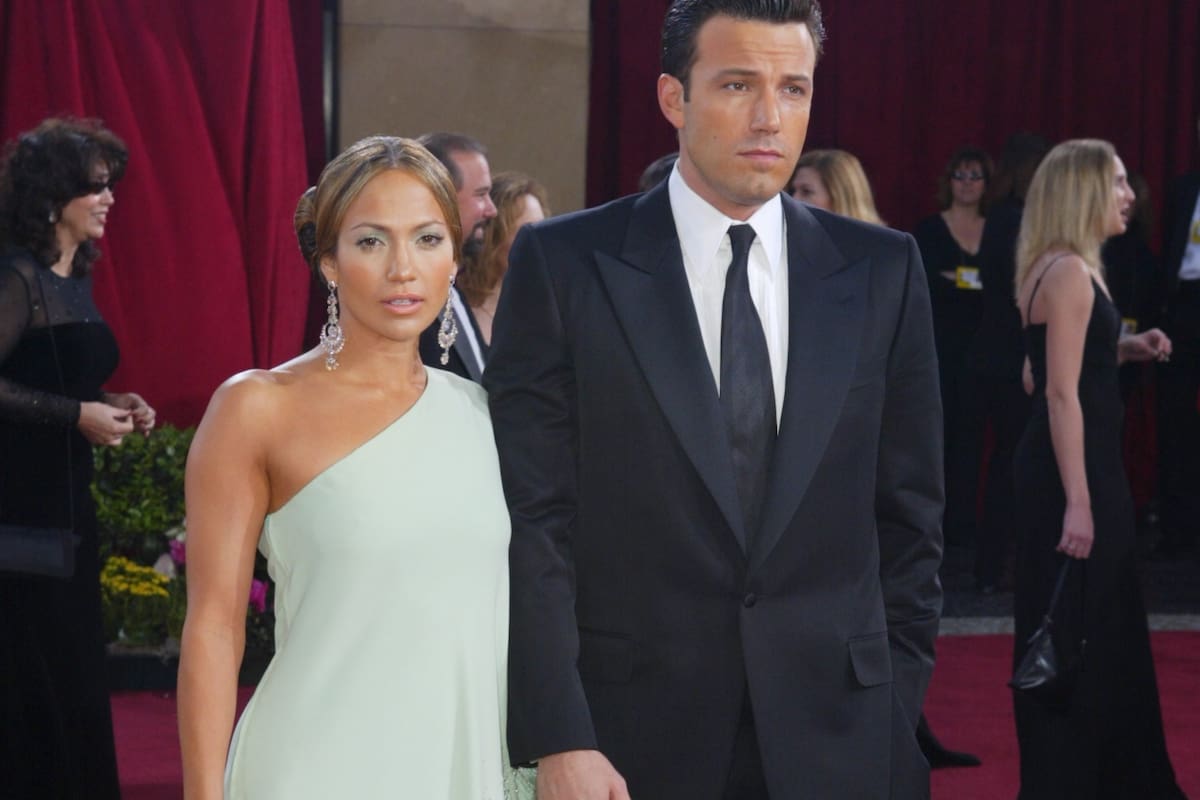 Jennifer Lopez y Ben Affleck durante su noviazgo