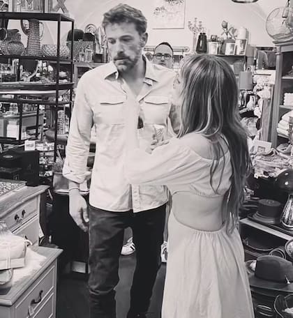 Jennifer Lopez y Ben Affleck en su luna de miel