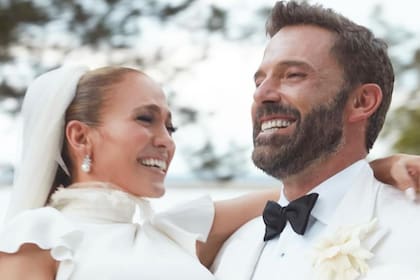 Jennifer Lopez y Ben Affleck se casaron en julio 2022. Instagram: @jlo