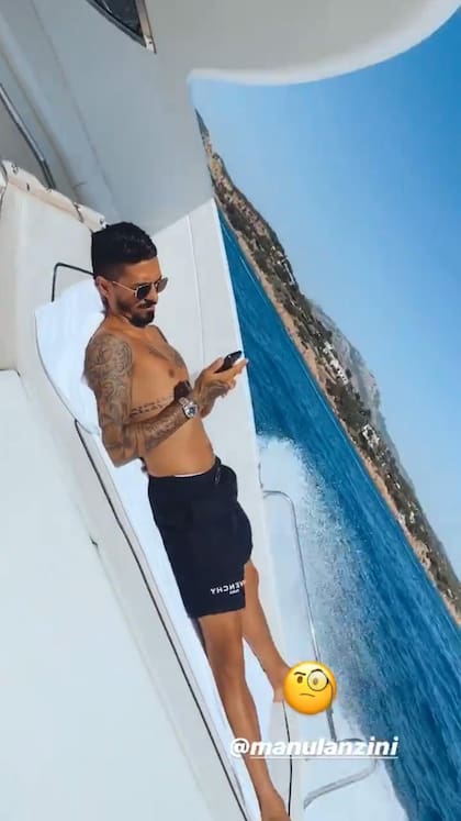 Jennifer Reina también chicaneó a su novio Manu Lanzini.
