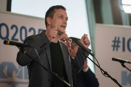 Jens-Frederik Nielsen, líder del Partido Demokraatit, y recientemente elegido premier