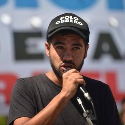Jeremías Cantero, del Polo Obrero, uno de los imputados