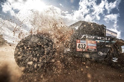 Jeremías González Ferioli, cuarto en su primera experiencia en SSV; el cordobés se tomó desquite de la ausencia en 2022, cuando el Covid-19 lo dejó fuera del Rally Dakar
