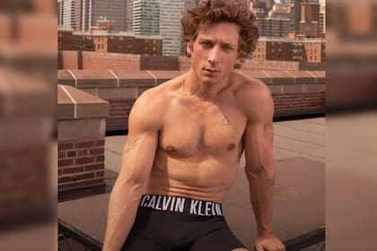 Jeremy Allen White causó suspiros (Foto Instagram @calvinklein)