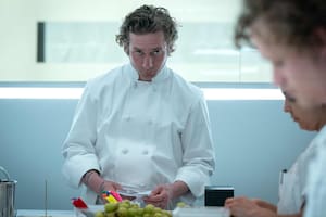 Jeremy Allen White durante el noveno episodio de la segunda temporada de The Bear.