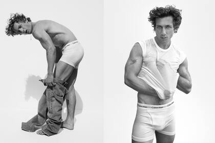 Jeremy Allen White es el nuevo protagonista de una campaña de fotos (Foto Instagram @calvinklein)