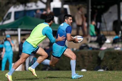 Jero De la Fuente, en la última práctica de los Pumas en Salta