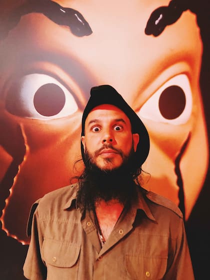 Jero en el avant premiere de La casa de papel, en Madrid.