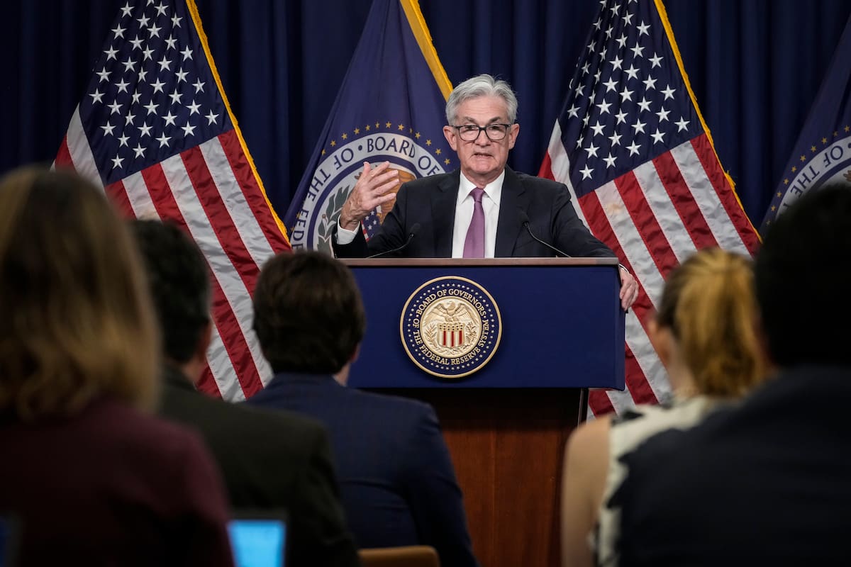 Jerome Powell, el presidente de la Reserva Federal. (Drew Angerer/Getty Images)