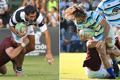 Jerónimo Solveyra, habitual wing de CASI pero centro este sábado, y Carlos Pirán, centro de SIC, estarán frente a frente este sábado en el superclásico, por el Top 12 de URBA.