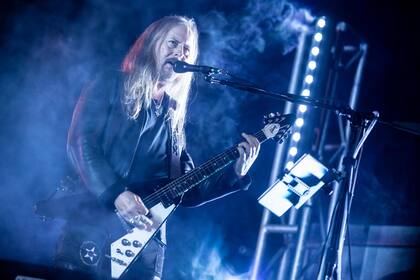 Jerry Cantrell anoche en Tecnópolis. En una hora de set hizo olvidar la etiqueta de grunge que le pusieron alguna vez a Alice In Chains. Lo suyo es el heavy metal