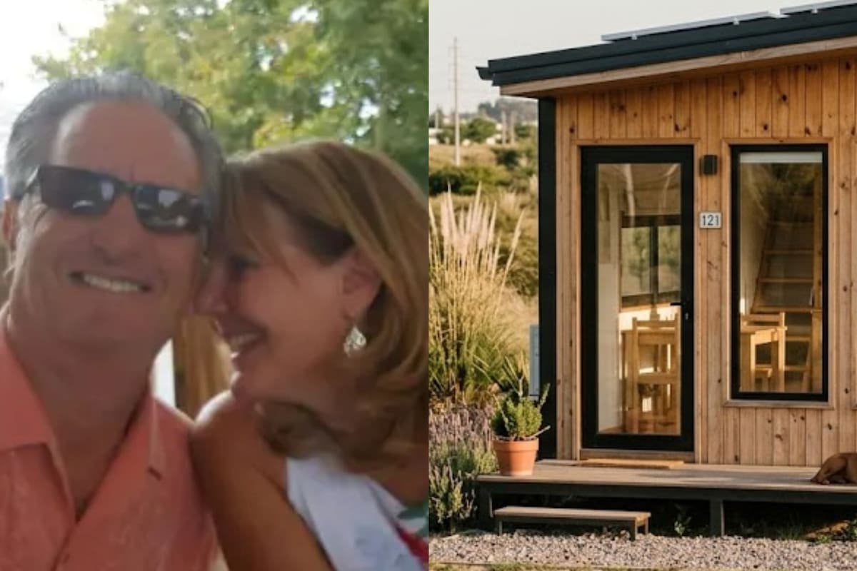 Jerry y Kathie Schwartz construyeron una casa en el patio de su propiedad para usarla como segunda vivienda o lugar de huéspedes