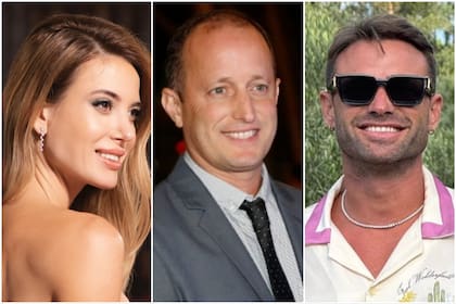 Jesica Cirio, Insaurralde y Nicolás Trombino