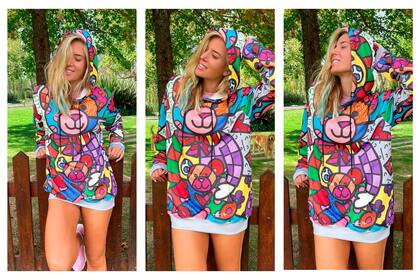 Jésica Cirio suele mostrar postales de su gigantesco jardín en las redes sociales