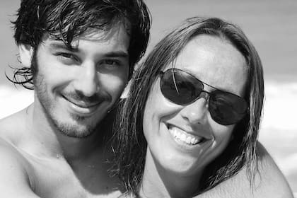 Jess junto a Nacho, su hijo mayor
