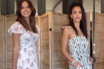 Jessica Alba compartió un video junto a su hija mayor en las redes sociales y causó furor por su gran parecido
