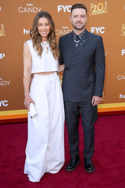 Jessica Biel y Justin Biel en la premiere de Candy en California
