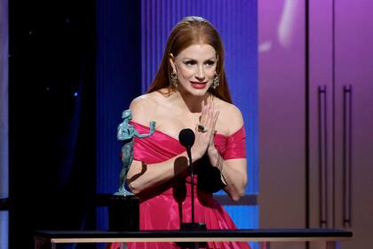 Jessica Chastain, ganadora del SAG