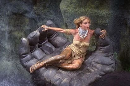 Jessica Lange en una escena de King Kong